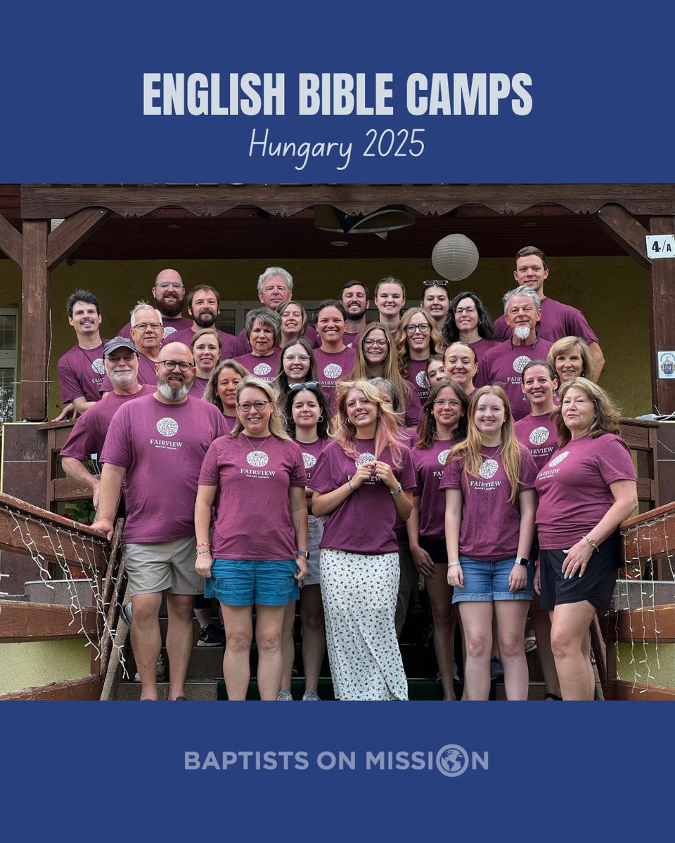 nc_missions's tweet image. Since 2014, Fairview Baptist Church has sent more than 20 teams to share the love of Jesus by holding weeklong English Bible Camps in Hungarian schools. The gospel is woven throughout each day’s English and cultural lessons, crafts and songs.