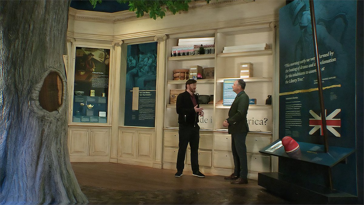 MyNJPBS's tweet image. Discover the fiery tale behind the Greenwich Tea Burning, one of the many rebellious acts by the Patriots that led to the Revolutionary War.
Watch a brand-new "Drive By History," hosted by Ken Magos, tonight at 8 pm, only on #NJPBS.