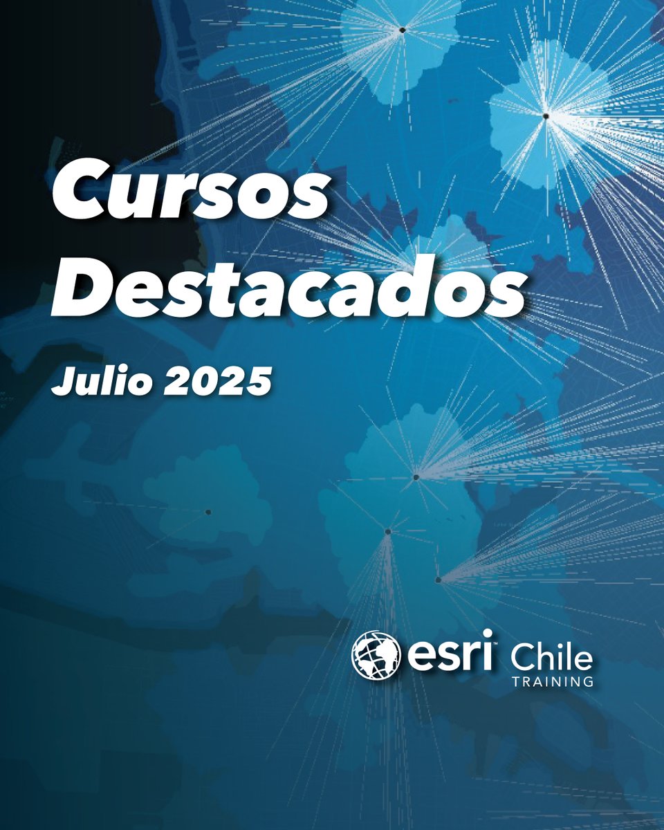 ESRIChile's tweet image. ¡Te invitamos a revisar los cursos destacados de Esri Chile Training para el mes de julio! 💡
Accede al calendario completo 👉 f.mtr.cool/jcjulpltio 🤗
#GIS #Esri #TheScienceOfWhere #CapacitacionesOnline