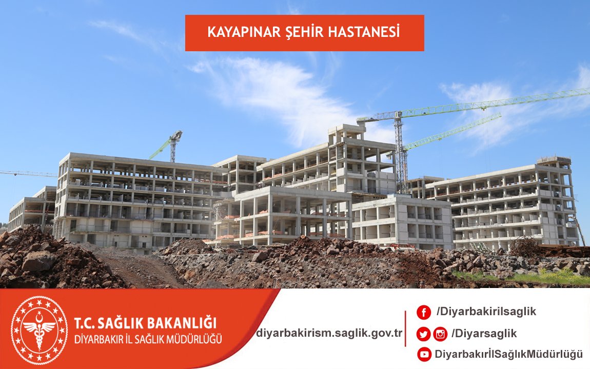 Diyarbakır İl Sağlık Müdürlüğü (@diyarsaglik) on Twitter photo Bünyesinde,
· 250 poliklinik,
· 37 ameliyathane,
· 12 TDL odası,
· 326 yoğun bakım yatağı bulunduran
Kayapınar Şehir Hastanesi hızla yükseliyor.
#SağlıklıTürkiyeYüzyılı 🇹🇷
#BakanKemalMemişoğluile1Yıl
<a href="/drmemisoglu/">Prof. Dr. Kemal Memişoğlu</a> Bünyesinde,
· 250 poliklinik,
· 37 ameliyathane,
· 12 TDL odası,
· 326 yoğun bakım yatağı bulunduran
Kayapınar Şehir Hastanesi hızla yükseliyor.
#SağlıklıTürkiyeYüzyılı 🇹🇷
#BakanKemalMemişoğluile1Yıl
<a href="/drmemisoglu/">Prof. Dr. Kemal Memişoğlu</a>