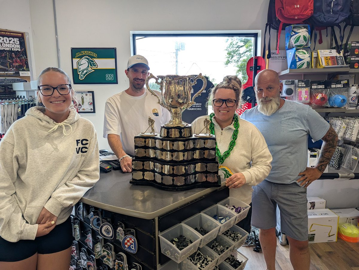 The Cup is making it's way around London at Source for Sports 🏆