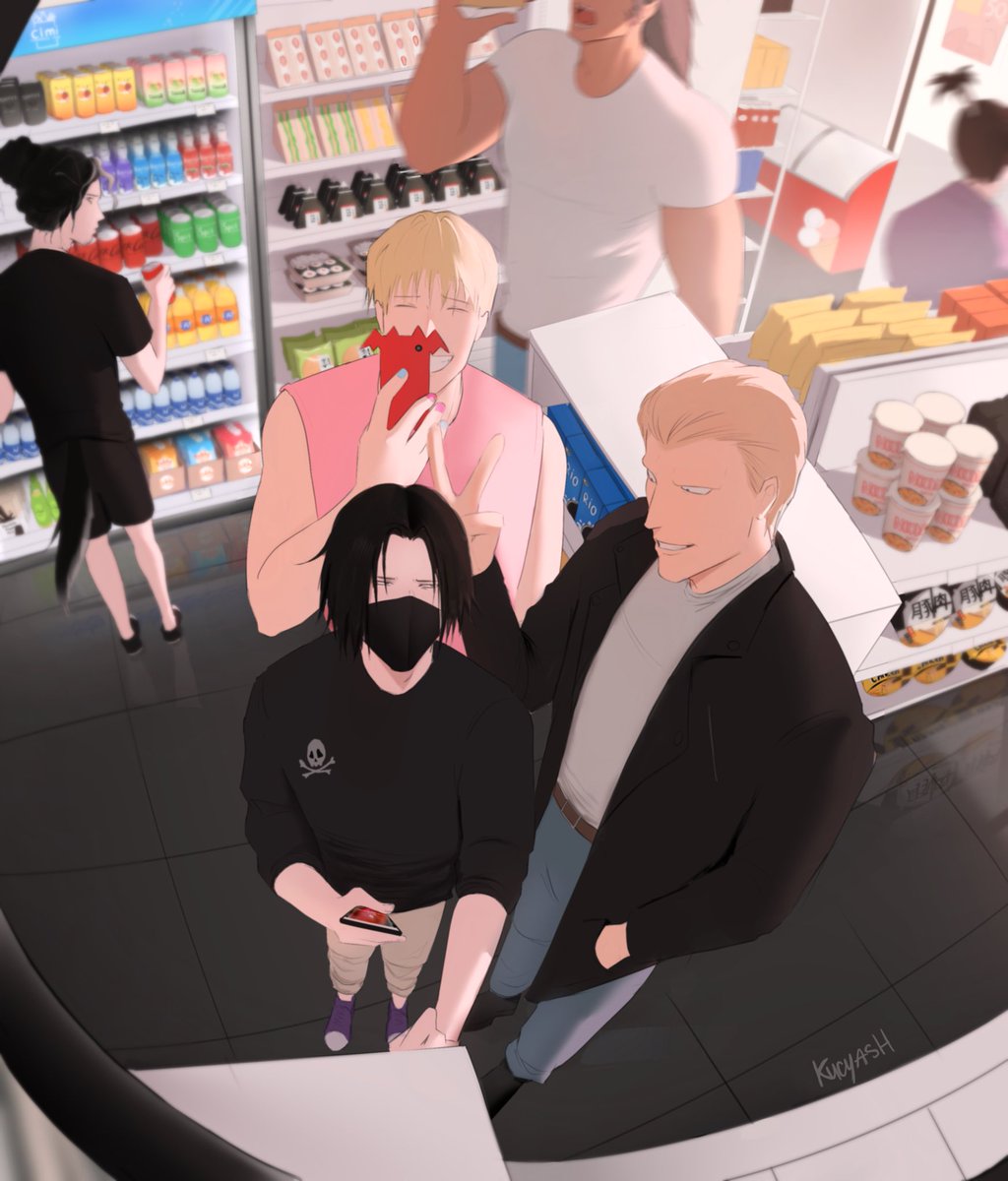 Phantom Troupe in convenient store

#hxh #hxhfanart