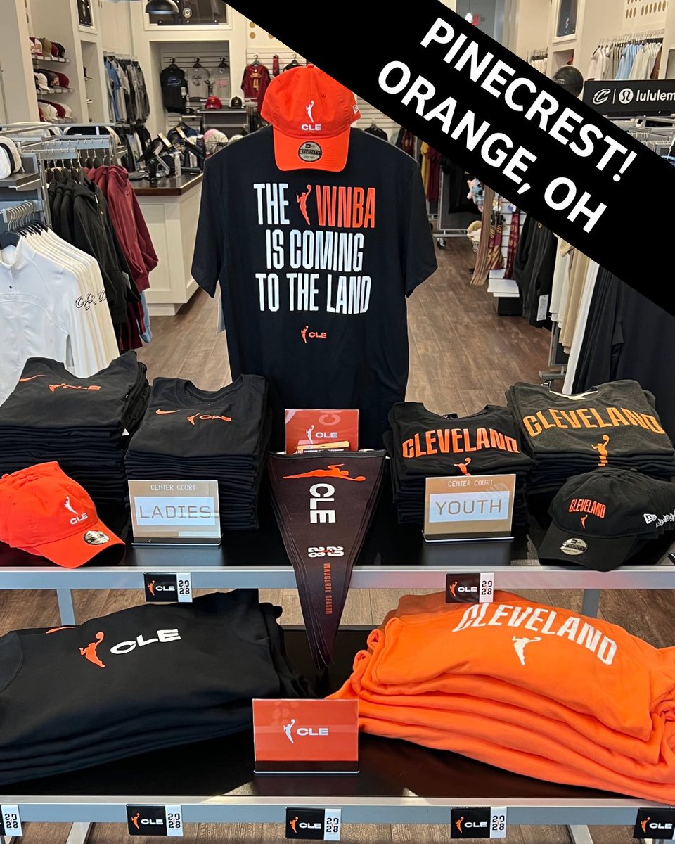 CavsTeamShop's tweet image. Your guide to shopping @clevelandwnba official merch 🏀✨
Also available online!
🔗cavaliersteamshop.com/wnba