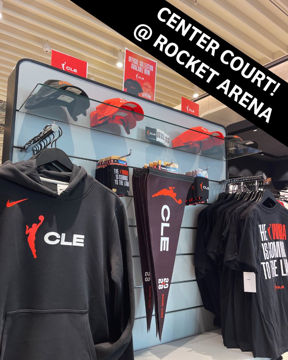 CavsTeamShop's tweet image. Your guide to shopping @clevelandwnba official merch 🏀✨
Also available online!
🔗cavaliersteamshop.com/wnba