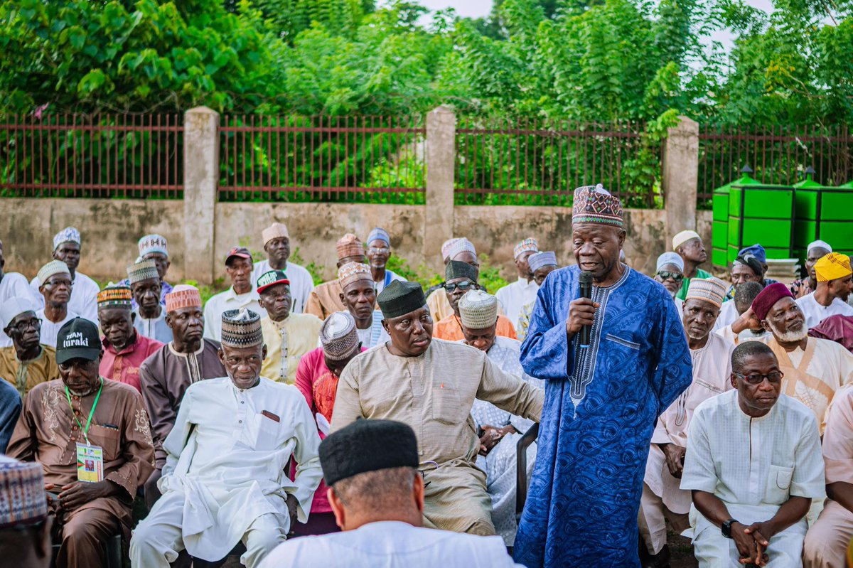 RealMallamSaliu's tweet photo. All politics is local. Over the past few days in Ilorin, I’ve had the privilege of engaging with various leaders and stakeholders of our great party, the All Progressives Congress (APC).

These engagements provided an opportunity to update our grassroots leaders on my work at the National Assembly, while also listening to their valuable feedback to shape and strengthen our collective efforts.

Together, we remain committed to building a stronger party structure and delivering impactful representation for the good of our people.

SM