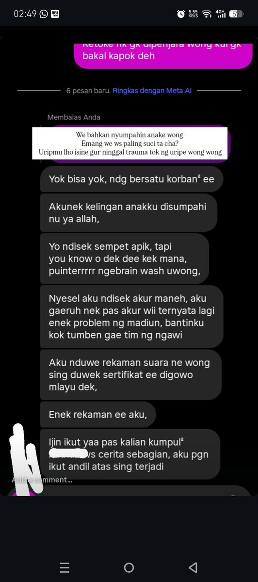 ybcha_'s tweet photo. nitip ssan nya mbak finda
@agstve cemen banget deact twitter wkwkwkw https://t.co/8nvWmxhF2U