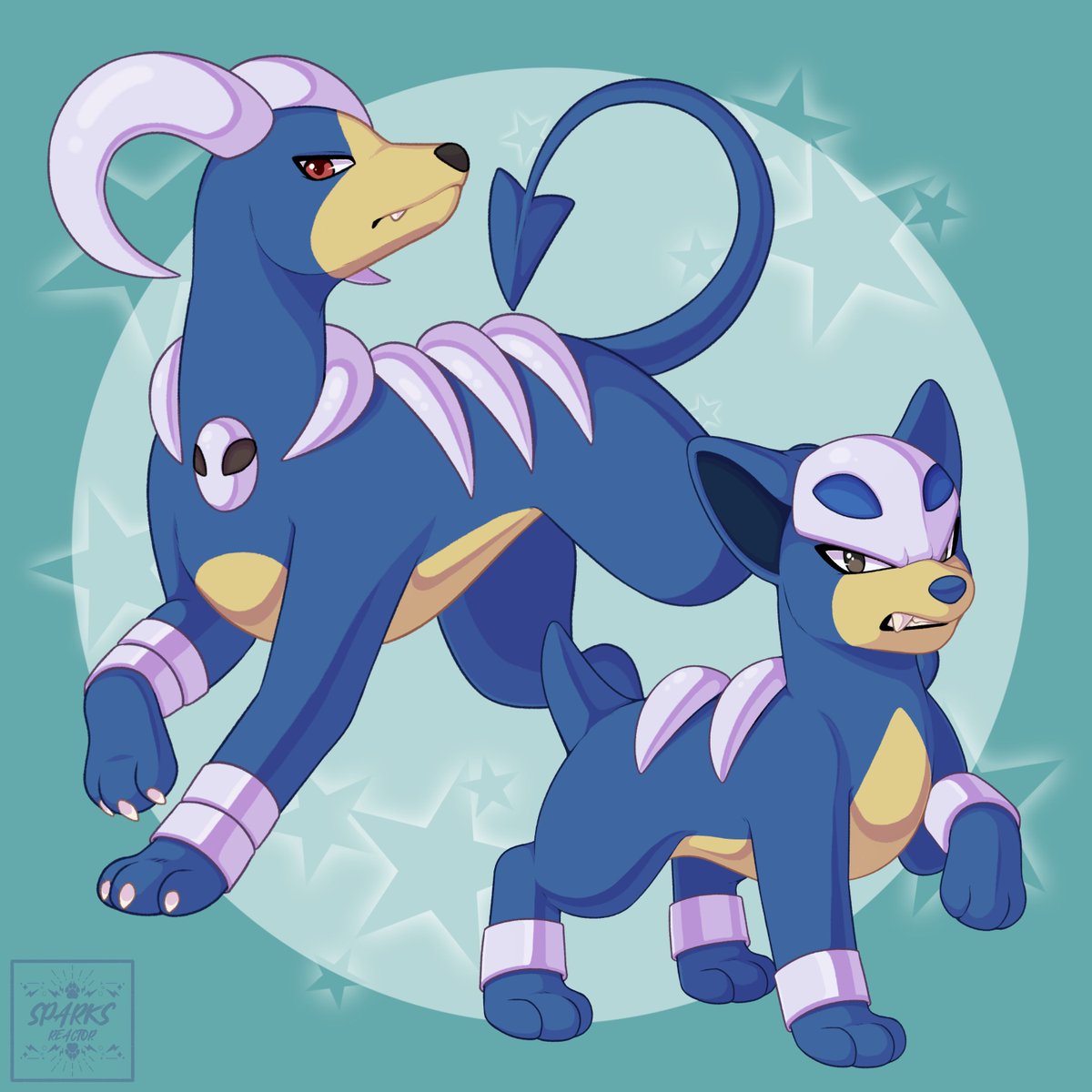 Gen 2 pokepups anyone? 🖤🔥🐶