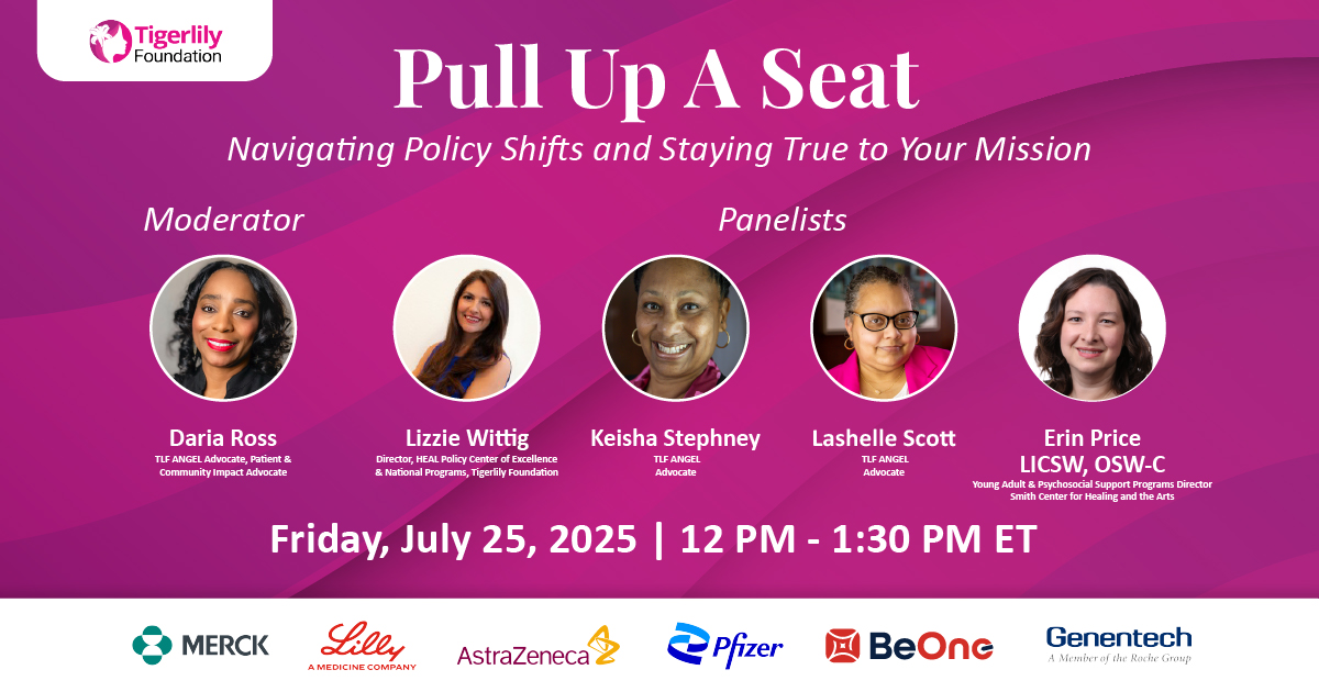 🎙️ Join us July 25 at 12 PM ET for a powerful convo on policy, purpose &amp; resilience.

Hear from Daria Ross, Lizzie Wittig, Keisha Stephney, Lashelle Scott &amp; Erin Price.

💬 Advocacy, wellness &amp; impact.
🔗 Register now! us02web.zoom.us/meeting/regist…
