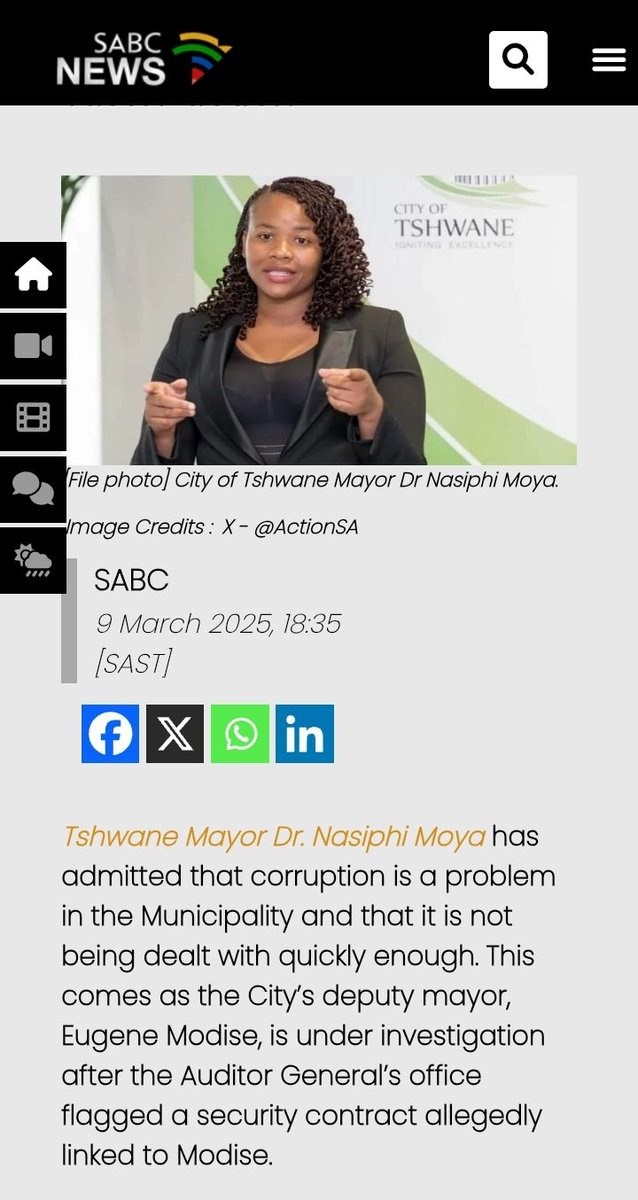 intrepidesigner's tweet photo. @CilliersB A little too ironic.
#ANCCorruption in Tshwane is enabled by ASA, @nasiphim admitted it, but subsequently @eugene_modise was not brought to account?
https://t.co/E1digbu9eE https://t.co/T3wp9qvLJB