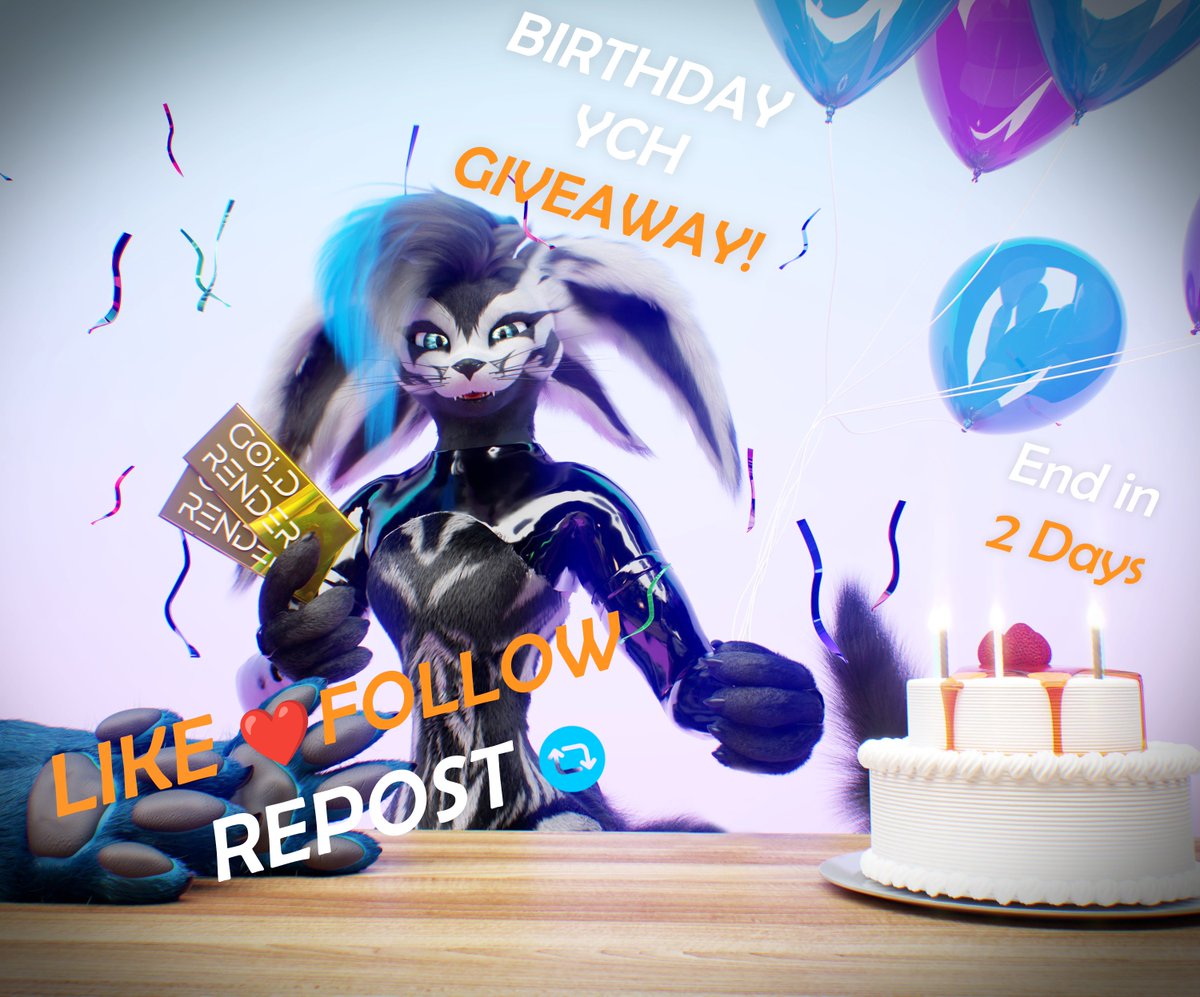 🎉 ! Birthday Giveaway ! 🎉

🤍I'm giving away 2 FREE YCH 🤍
   A bit late but UWU

💥 To enter: 💥
 1 Like 
 2 Retweet
 3 Follow
🕒 Ends in 2 days !🕒 

 ✨Good luck!✨