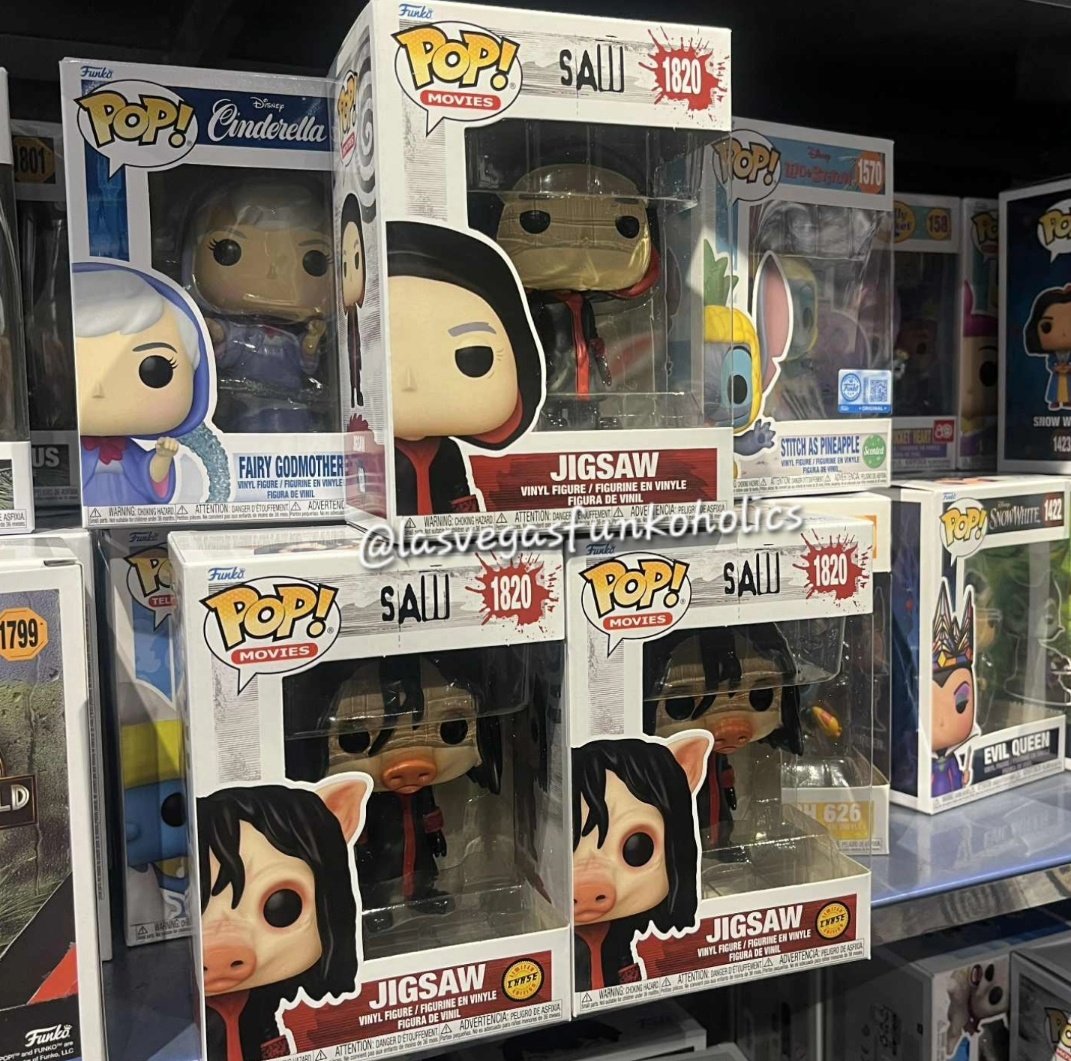 LVFunkoholics's tweet photo. Spotted @HotTopic Funko Pop Saw Jigsaw with Chase x2.
More info
https://t.co/azkf019AHD
#funko #saw #horror #FunkoPopVinyl #funkochase #funkopopvinyl #funkopops #lasvegas #lasvegasfunkoholics #collectible #collectibles #horrormovies https://t.co/bgMpGdmvR9
