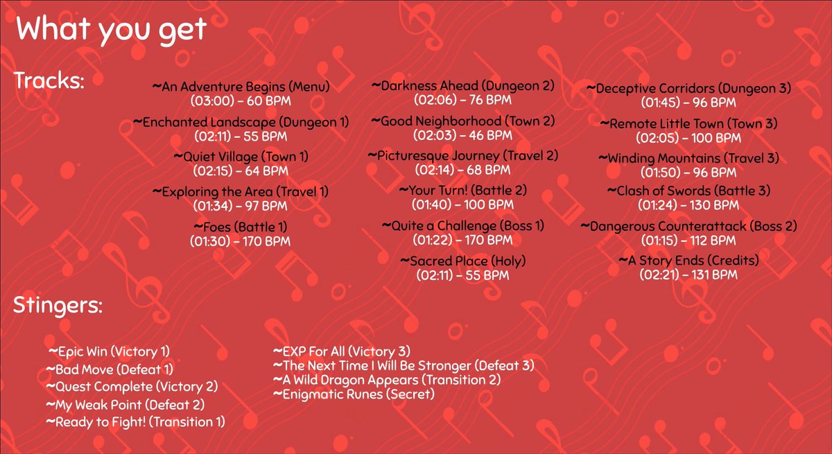 PkRichar's tweet photo. Made a JRPG music pack with over 15 tracks:
🎮 Classic old-school composition
🧙♂️ Fantasy vibe
🌀 Seamless loops
⚔️ Boss fight energy
On @itchio now: https://t.co/JMQFgVgF1V
#RPGMaker #GameDev #VGM #JRPGDev #RPGMaker #Godot https://t.co/TB1sZixG2O