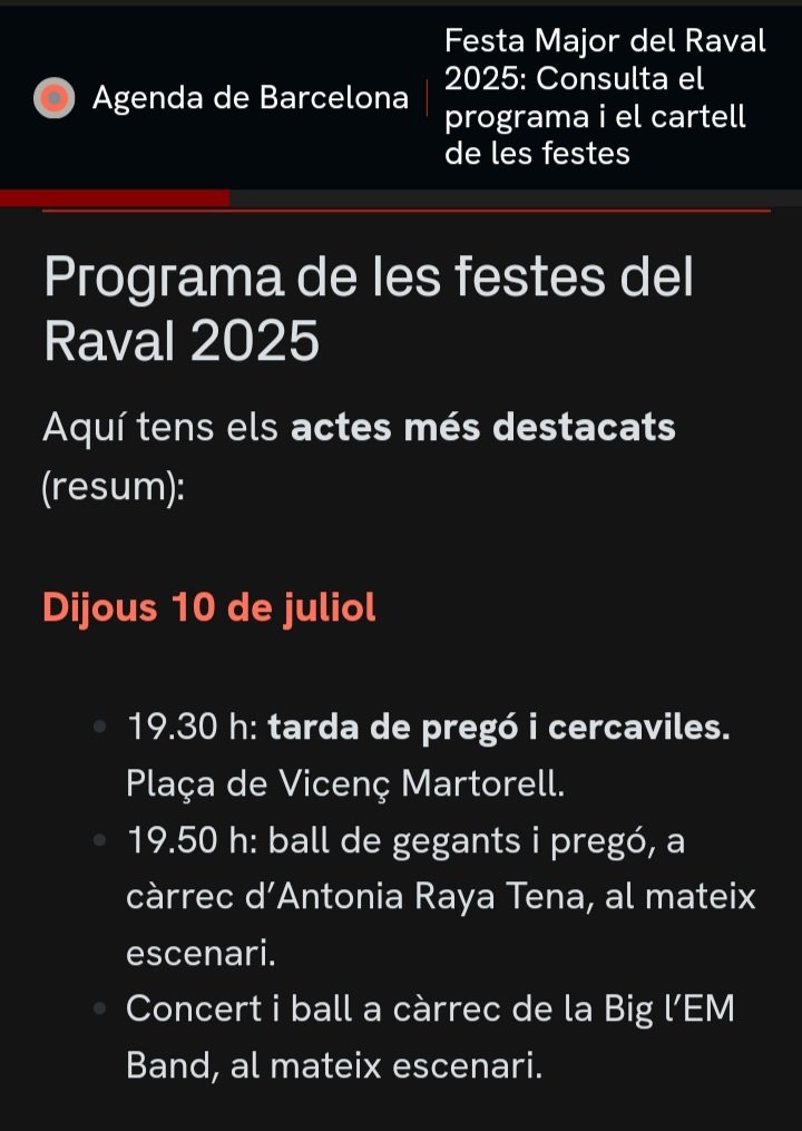 Que et facin pregonera de les Festes Majors del barri amb el que i pel que treballes i que tant t'estimes, que voleu que us digui!!!  Em fa molt feliç!

 ❤️ #Raval