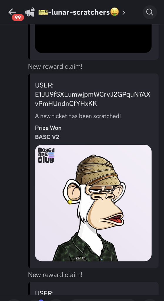 Pedro (@emjay_0fficia1) on Twitter photo Some just scratched to win 🤯🤯<a href="/BoredApeSolClub/">Bored Ape Solana Club</a> nft in <a href="/LunardollzNft/">✨The LunarVerse ☄️</a>
Don’t snooze on the alpha ,tap in and get scratching 🥶🥳 Some just scratched to win 🤯🤯<a href="/BoredApeSolClub/">Bored Ape Solana Club</a> nft in <a href="/LunardollzNft/">✨The LunarVerse ☄️</a>
Don’t snooze on the alpha ,tap in and get scratching 🥶🥳