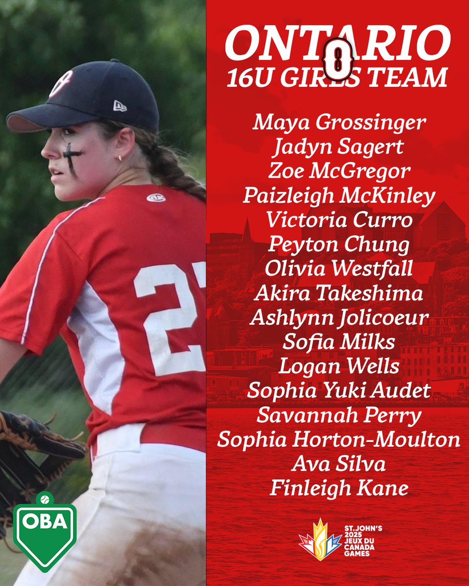 Ontario 16U Girls Team Announces 2025 Summer Games Roster

In preparation for the 16U Girls National Championships, part of the Canada Games from August 18-24 in St. John's, NL, the 16U Girls Provincial Team announced its 2025 roster.

Congrats to all!