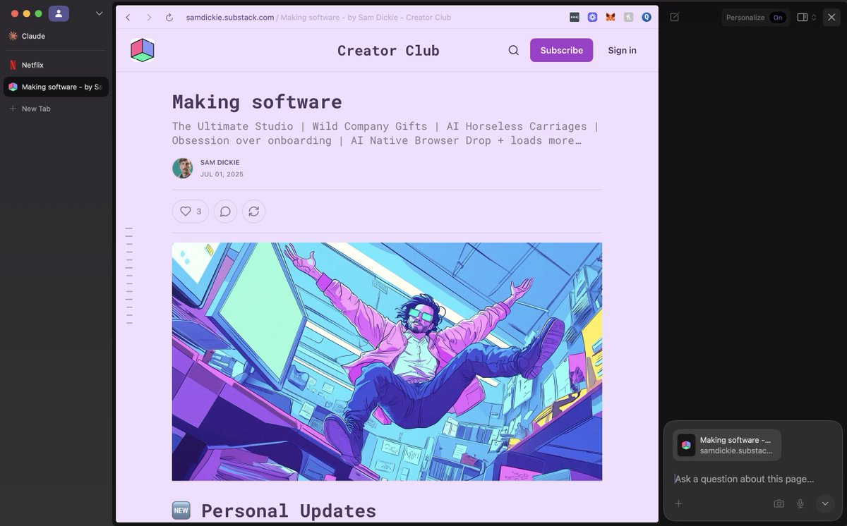 Sam Dickie 👾 tweet media