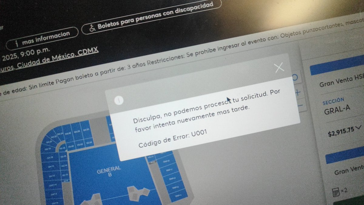 RogerZito99's tweet photo. @mx_tickets erroooor 😢 https://t.co/K00RxLy19B