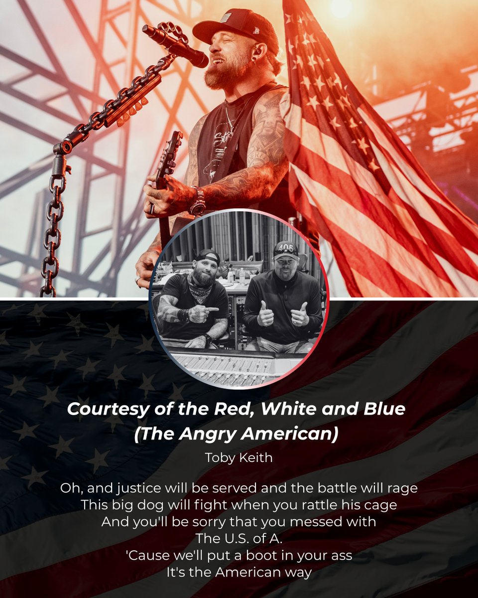 Brantley Gilbert (@brantleygilbert) on Twitter photo Turning up this one a little louder today for Mr. USA, Big Dog Daddy <a href="/tobykeith/">Toby Keith</a> 🇺🇸 Turning up this one a little louder today for Mr. USA, Big Dog Daddy <a href="/tobykeith/">Toby Keith</a> 🇺🇸