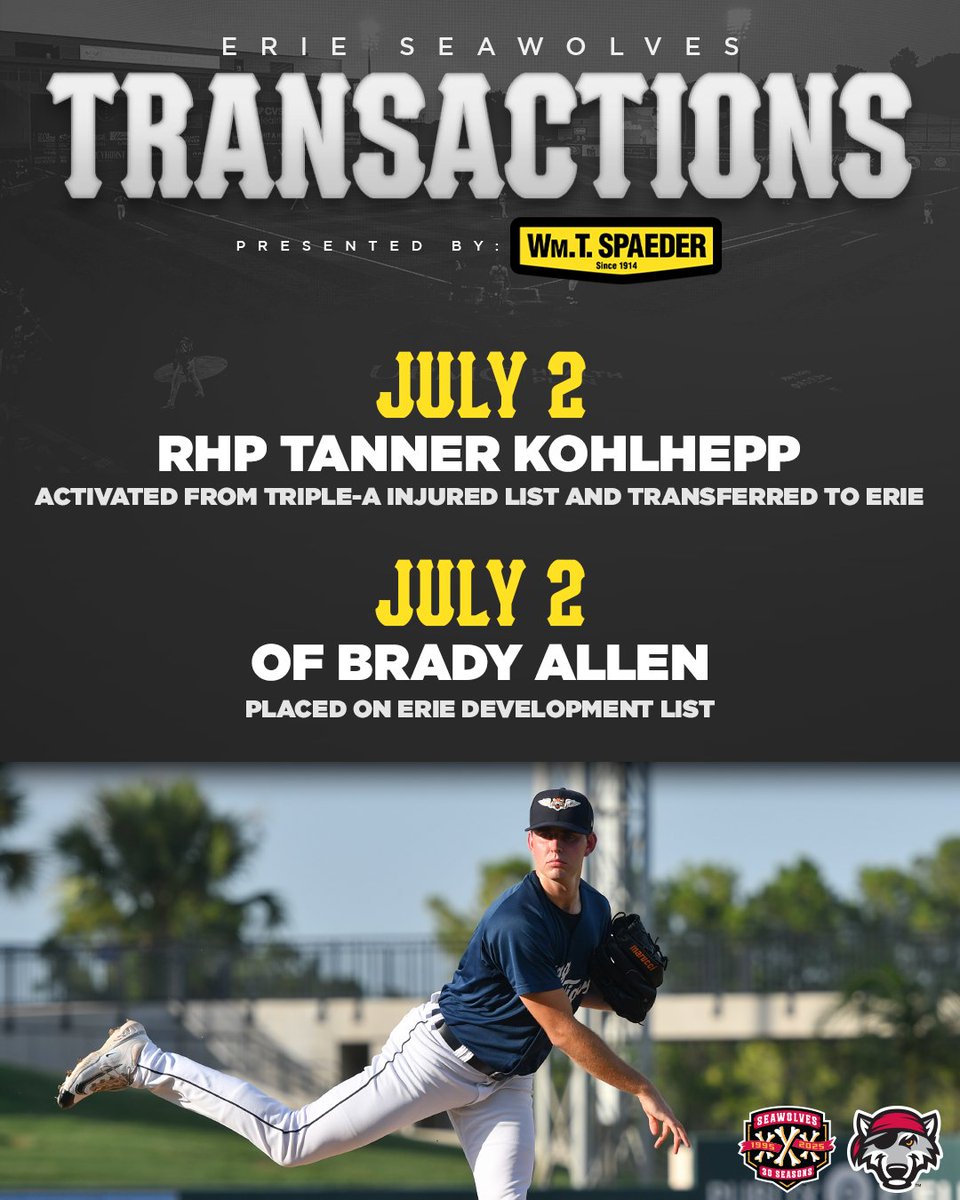 erie_seawolves's tweet photo. A pair of transactions for today: https://t.co/KLfRqRgbSC