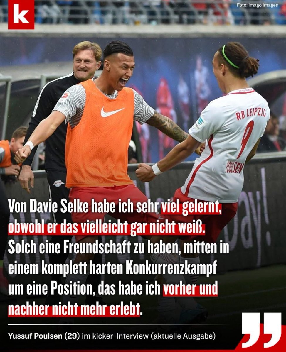 Poulsen und Selke sind übrigens sehr gute Freunde. Ich glaube die haben sich beide vor kurzem über den HSV unterhalten😉