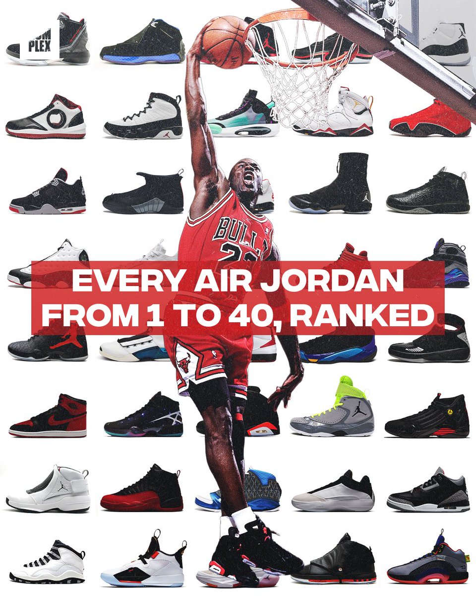 ComplexSneakers's tweet photo. There’s now 40 signature Air Jordans. We ranked all 40 🔥

Ready the full list here: https://t.co/7TsIavMGvt https://t.co/bh9MDpJtv9