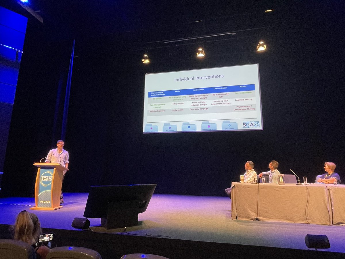 SharonBarker84's tweet image. #SOA25 Sedation & Delirium in ICU
needs cultural change! But the local context, structure, care bundles & behavioural science are key.
Think *Individualised Care *Regular Communication *Advanced Planning - ask the “When do we do when” (Day vs Night) *Team Approach *Daily Goals