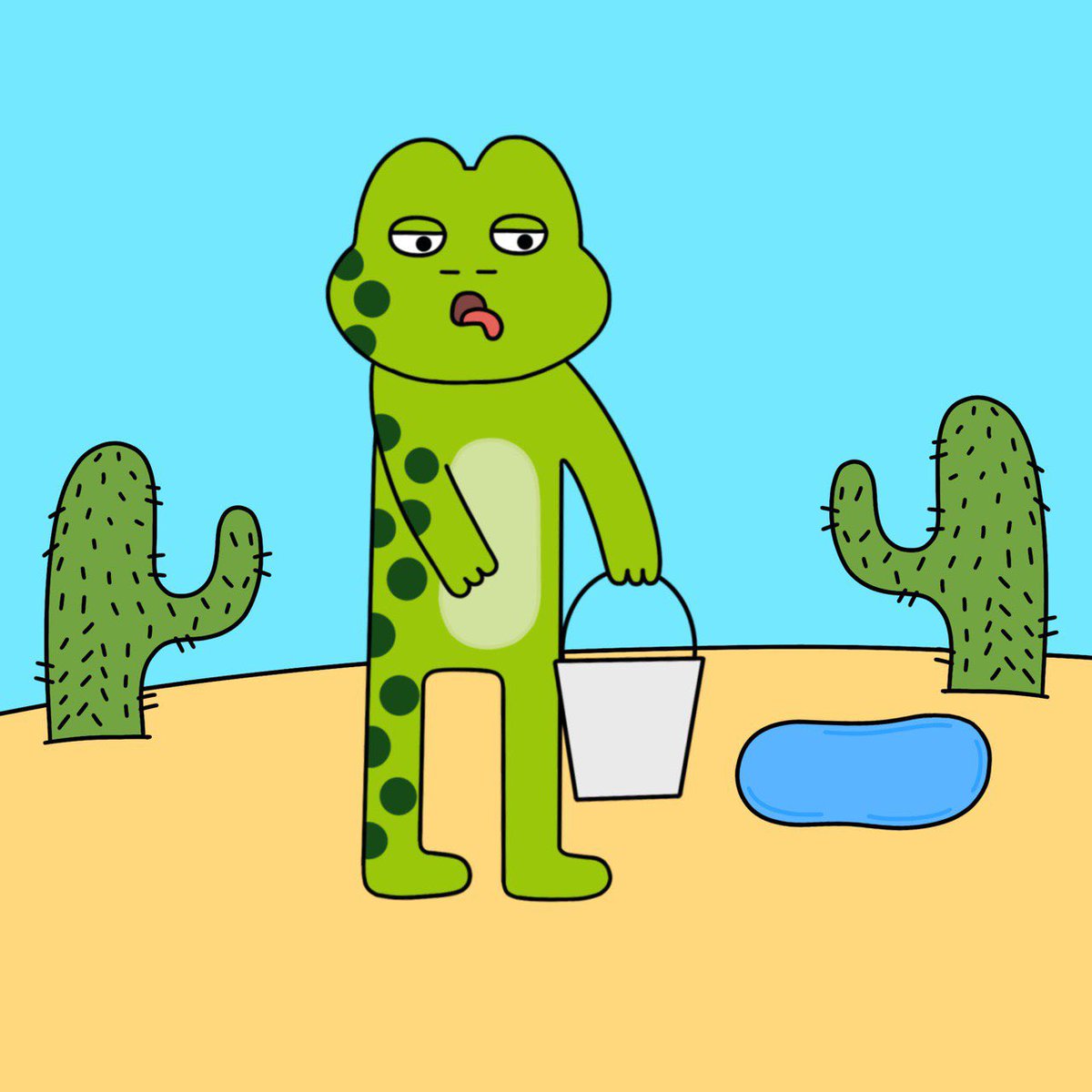 Time to water this X account we’re back from a #frogger drought