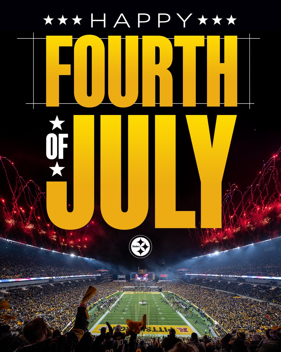 steelers's tweet photo. Happy 4th of July! 🎆 https://t.co/f6ZOW44Mp8