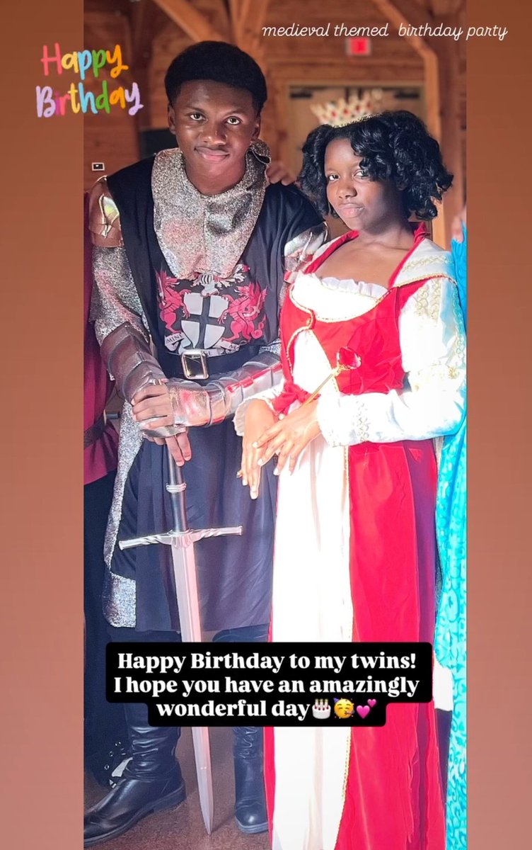 Happy birthday to my Queen and to my 16 yr old Prince and Princess. All on the same day 😊