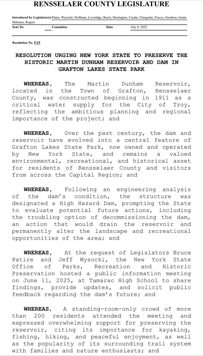 Rensselaer County Legislature Majority tweet media