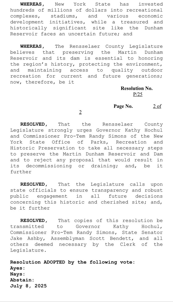 Rensselaer County Legislature Majority tweet media