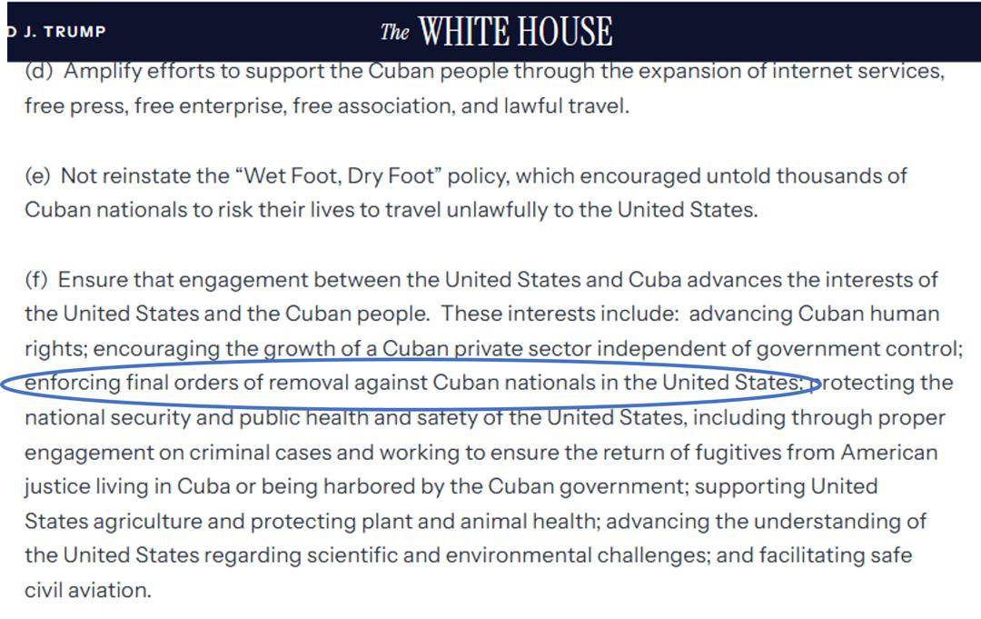 Acompañamiento de los congresistas de origen cubano a Memorándum Presidencial demuestra desprecio al pueblo de #Cuba y a nuestros connacionales residentes en #EEUU.

Veremos cómo explican a sus coterráneos el apoyo a la separación de la familia cubana.