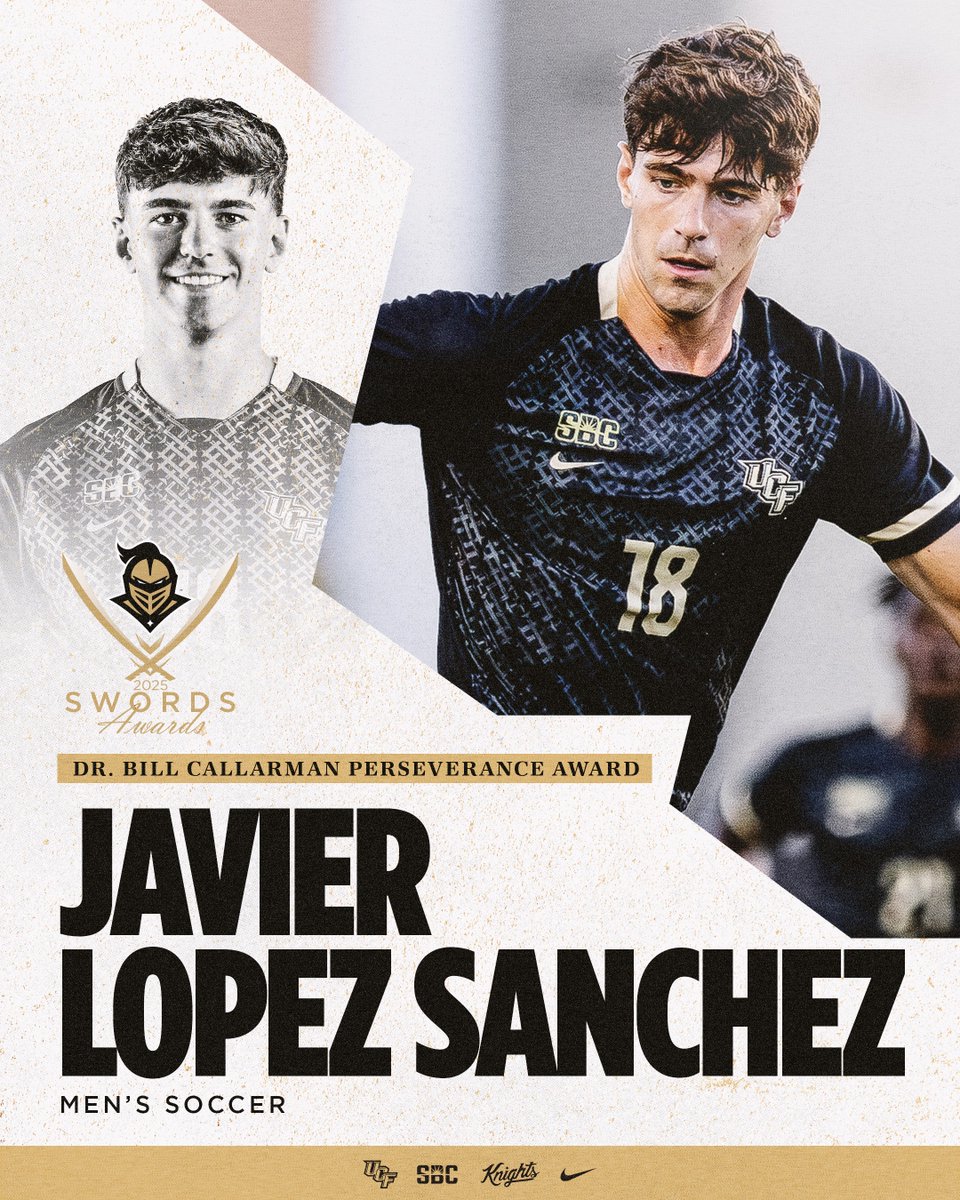 UCF_MSoccer's tweet photo. #SwordsAwards25 Dr. Bill Callarman Perseverance Award

Congrats, Javier! https://t.co/wLjjSg64Rh