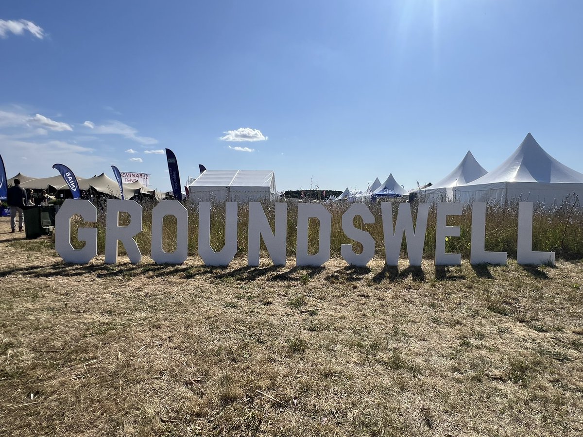 Just back from #Groundswell2025 — a powerful reminder that agriculture is the primary health system. It starts with soil, shapes our food, and sustains our wellbeing. Regeneration isn’t a trend, it’s a return to what truly matters. 🌱🚜 #RegenerativeFarming #SoilHealth