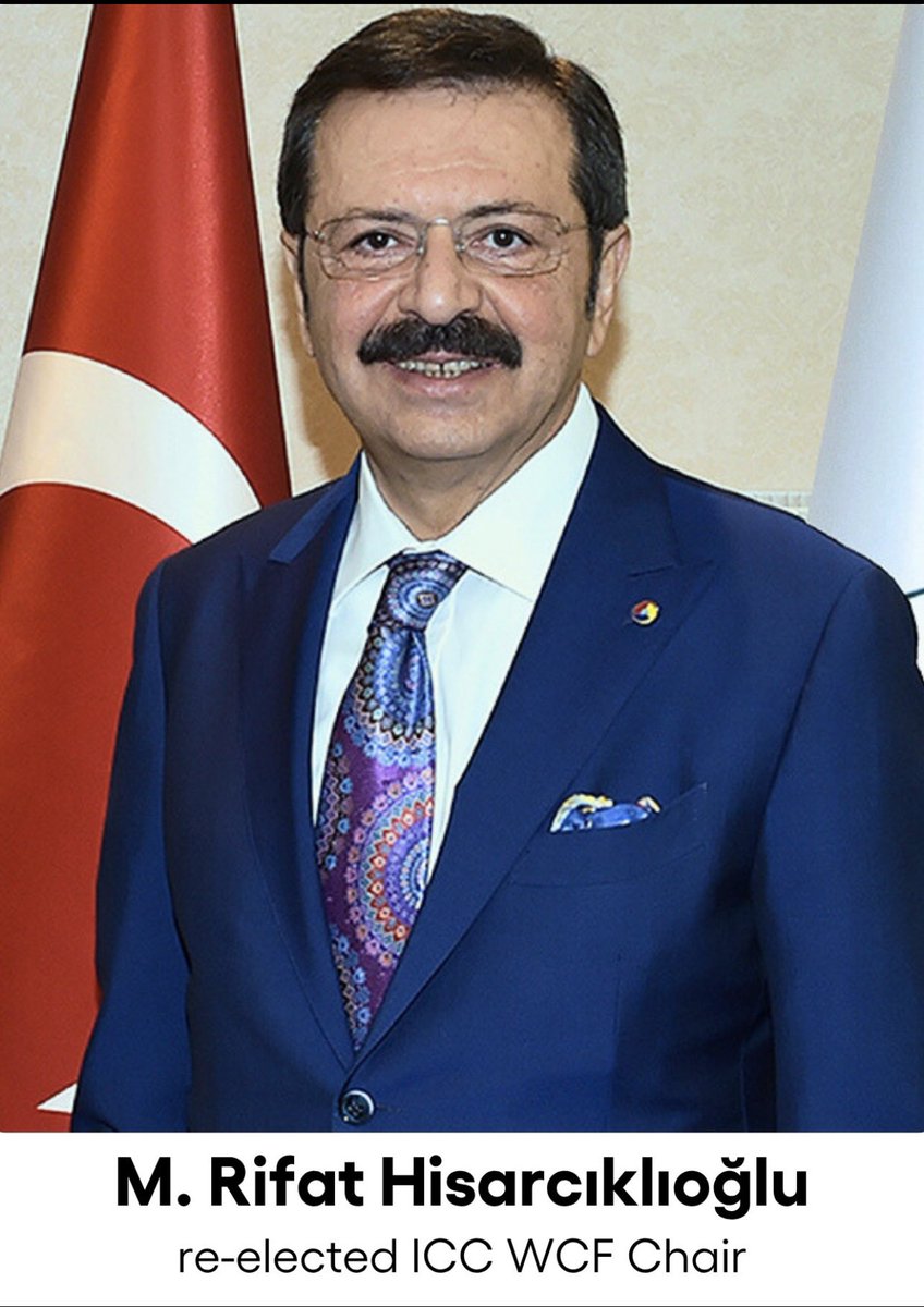 ICC Dünya Odalar Federasyonu Başkanlığına yeniden seçilen Dünya Odalar Federasyonu Başkanı ve TOBB Başkanımız Sayın <a href="/RHisarciklioglu/">Rifat Hisarcıklıoğlu</a>’nu tebrik eder, başarılarının devamını dilerim.