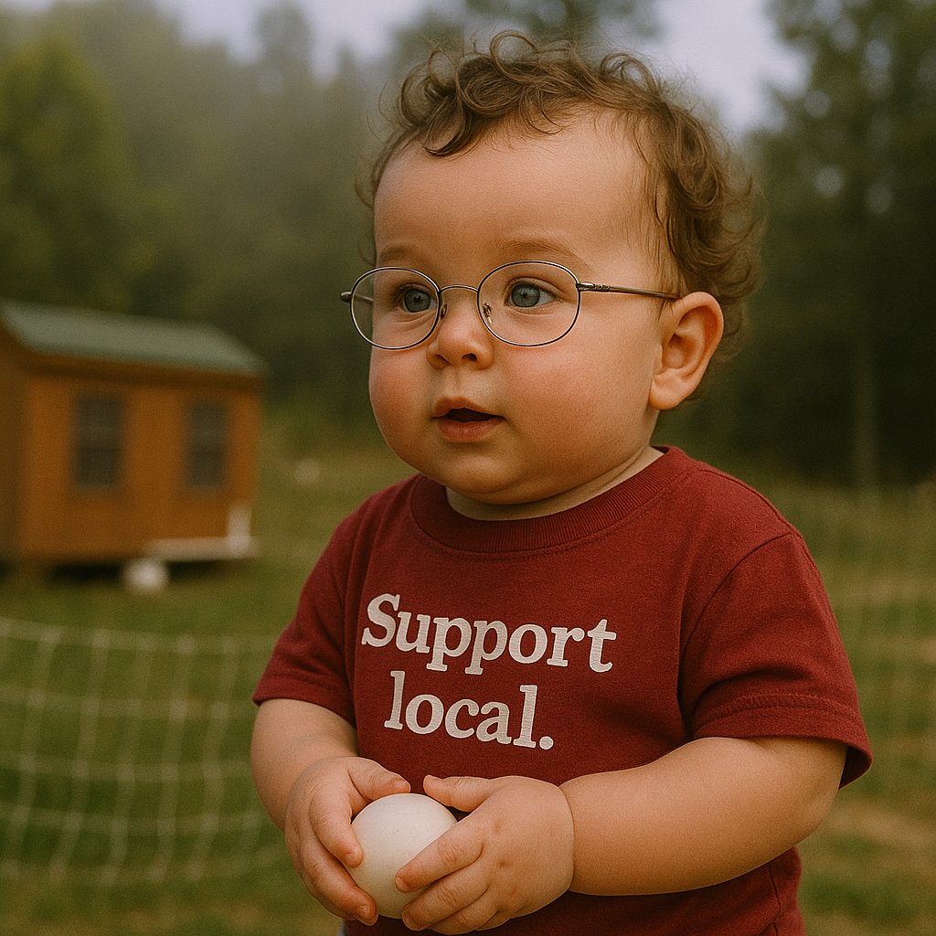 Baby Massie, Built a blinking LEGO debt clock, tore up Daddy’s Big Beautiful Bill, and filibustered snack time in a diaper. 
Refuses rattles without offsets. Scribbles vetoes in crayon. Fiscal legend of the nursery. 💸 <a href="/RepThomasMassie/">Thomas Massie</a>