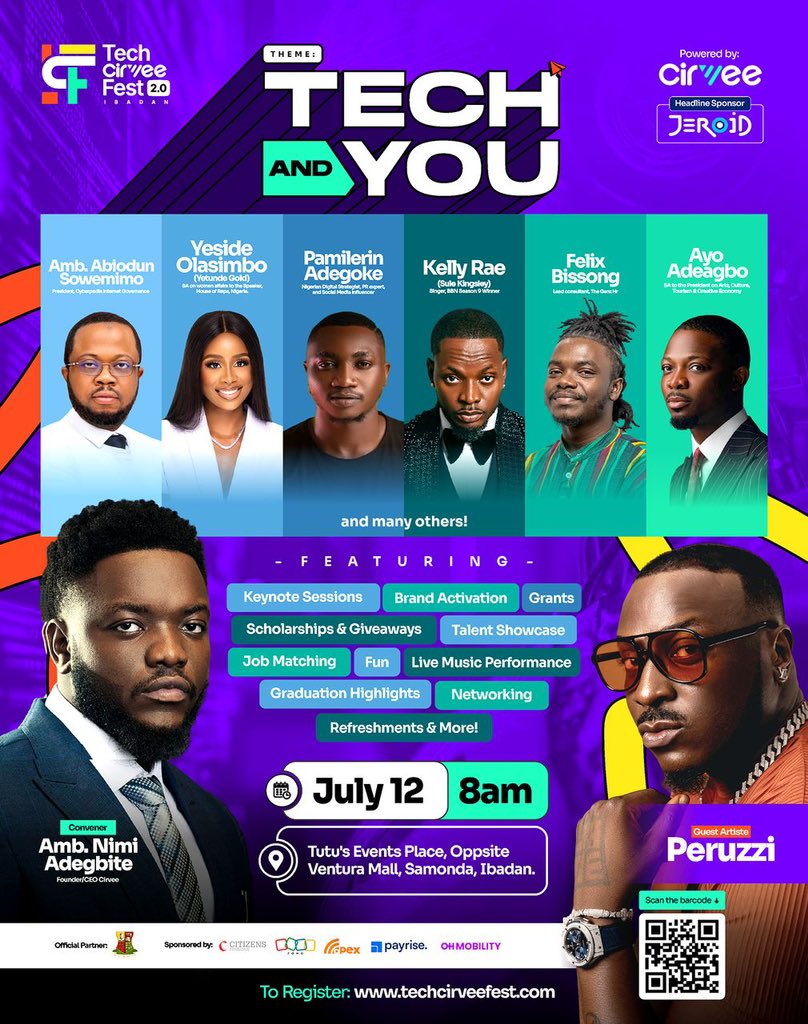 thesocialtemii's tweet image. We outside this month! ☺️

Register via: techcirveefest.com