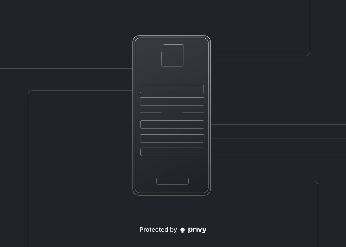 1/ Want to offer a fully branded wallet and onboarding experience?

Privy gives you total control with customizable SDKs and low-level APIs to white-label every surface of your app.

Here’s how 👇