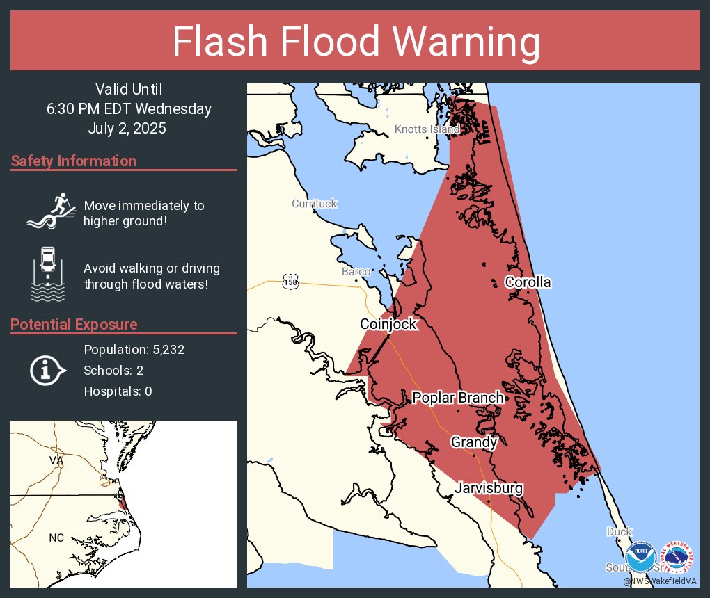 NWS Wakefield tweet media