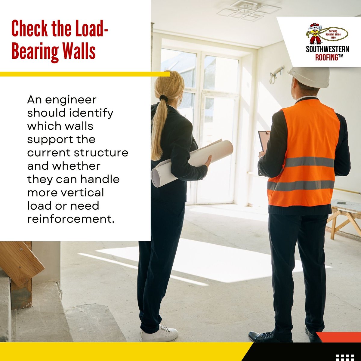 swroofing_tm's tweet image. 📐 A second-story addition can add space and value—but not all homes are ready for that kind of upgrade. Know what to check before you build… 👉 Visit southwesternroof.com and call us for a free quote at (281) 955-6014! #RoomAdditions #HomeExpansionTips #SouthwesternRoofing