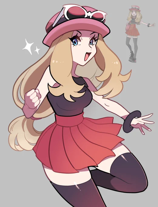 Felt like drawing Serena from Pokemon