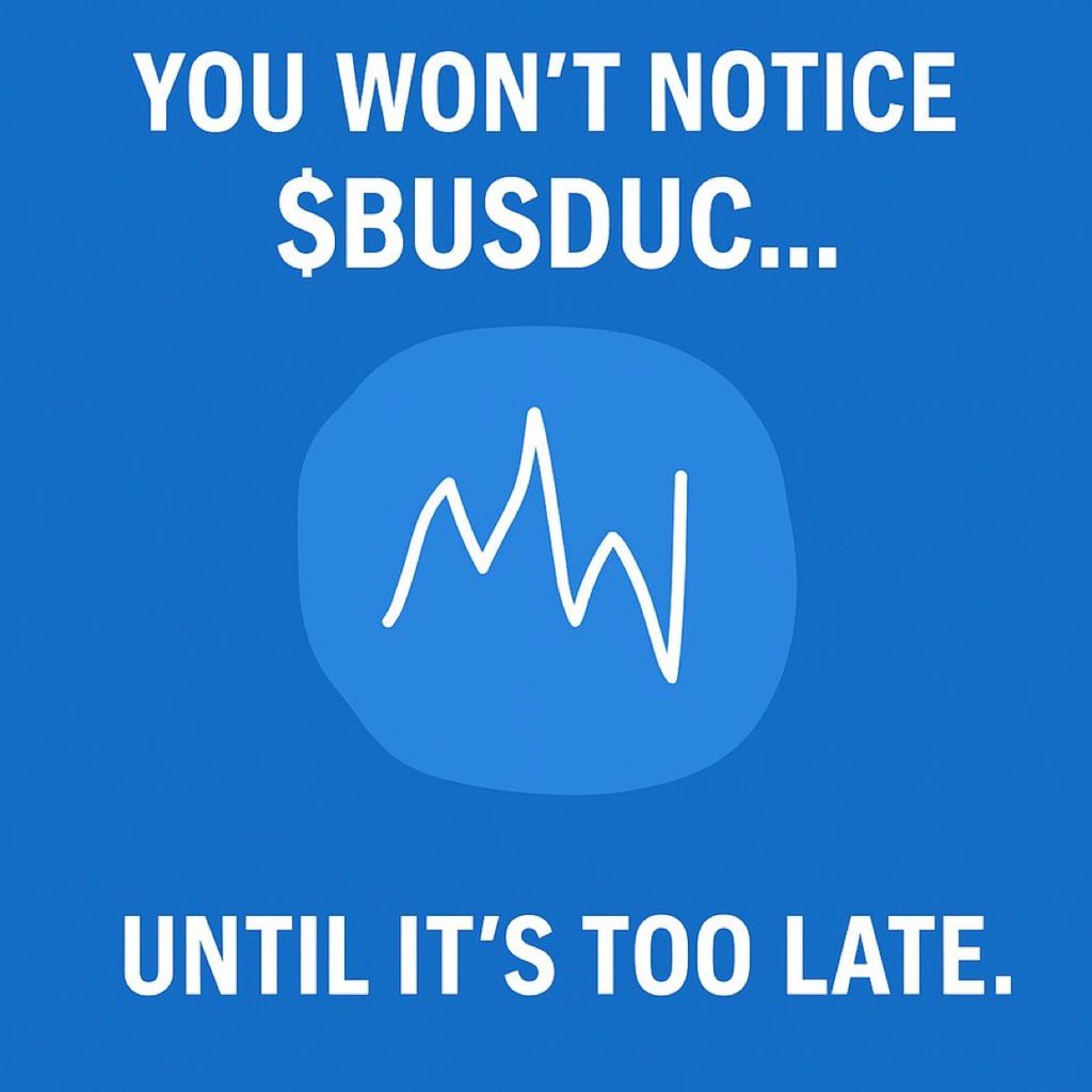 nightwalker546's tweet photo. @kkashi_yt yep $BUSDUC is one of em. and they’ve never let me down. am proud of em

@basedusduc ✅

https://t.co/M9wwokhEAO https://t.co/PJJo8qfHYF