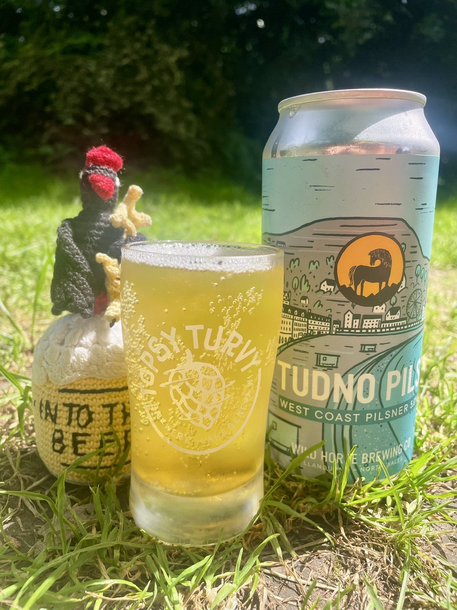 🏴󠁧󠁢󠁷󠁬󠁳󠁿 La « Tudno Pils » est une bière de style West Coast Pilsner qui s’élève à 5% Vol. Alc. et élaborée à Llandudno, Conwy au Pays de Galles par la Wild Horse Brewing Company. Elle propose à l’œil une robe de couleur dorée limpide ornée d’une toute fine mousse blanche.