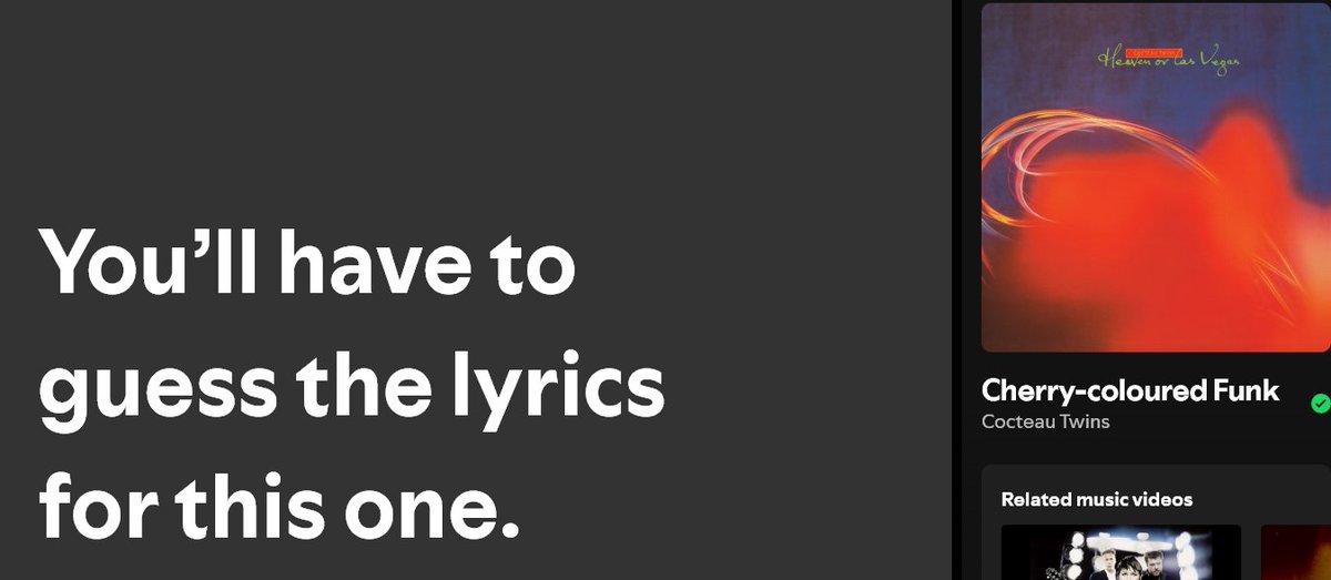 spoookyjack's tweet image. not even spotify knows what theyre saying