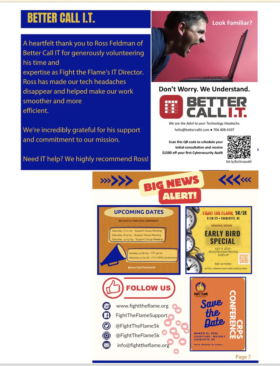 Check out the latest edition of Fighting Flames
#fighttheflame #ftf #CRPS #FightingFlames