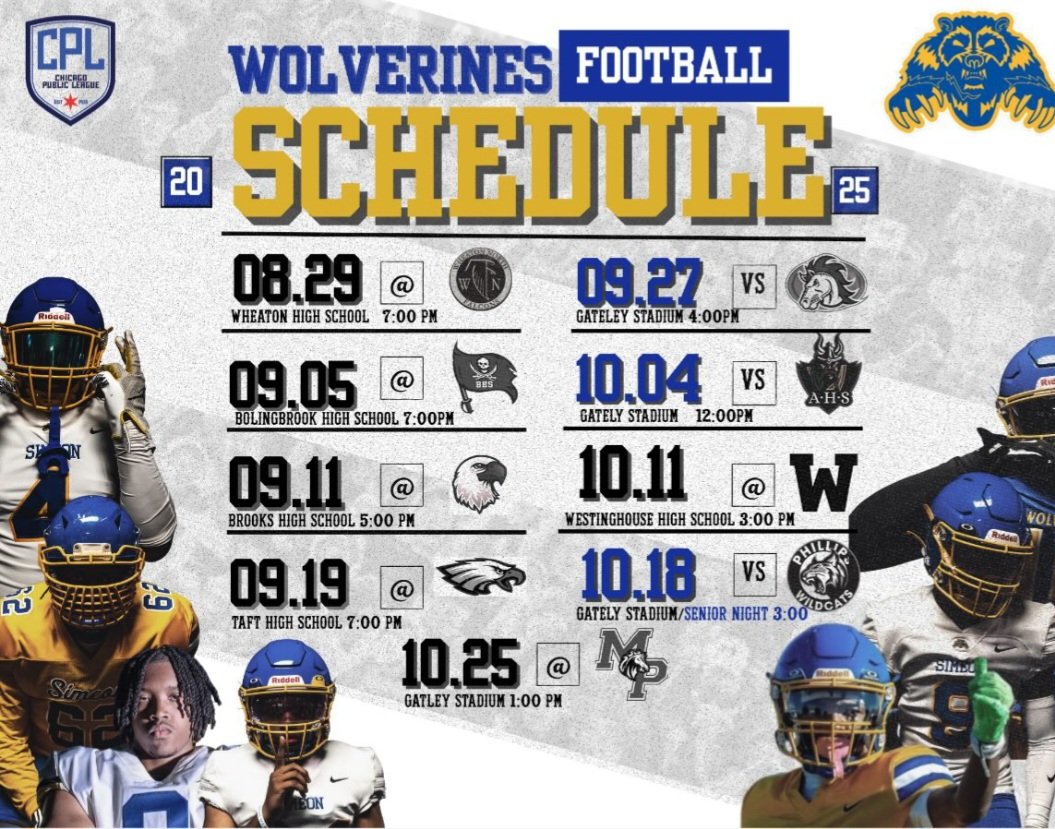 Brian Future Demoss (@brianf_demoss) on Twitter photo Almost that time, Simeon Wolverines 🟡🔵🟡🔵🟡🔵 Football 🏈🏈🏈! #WeGotaMachine <a href="/SimeonNation/">SimeonNation</a> <a href="/SinqueTurner/">Coach Turner</a> <a href="/GregSmithRivals/">Greg Smith</a> <a href="/LemmingReport/">Tom Lemming</a> <a href="/AllenTrieu/">Allen Trieu</a> <a href="/SWiltfong_/">Steve Wiltfong</a> <a href="/EDGYTIM/">Timothy “EDGYTIM” OHalloran</a> <a href="/SimeonFootball1/">Simeon Football</a> Almost that time, Simeon Wolverines 🟡🔵🟡🔵🟡🔵 Football 🏈🏈🏈! #WeGotaMachine <a href="/SimeonNation/">SimeonNation</a> <a href="/SinqueTurner/">Coach Turner</a> <a href="/GregSmithRivals/">Greg Smith</a> <a href="/LemmingReport/">Tom Lemming</a> <a href="/AllenTrieu/">Allen Trieu</a> <a href="/SWiltfong_/">Steve Wiltfong</a> <a href="/EDGYTIM/">Timothy “EDGYTIM” OHalloran</a> <a href="/SimeonFootball1/">Simeon Football</a>