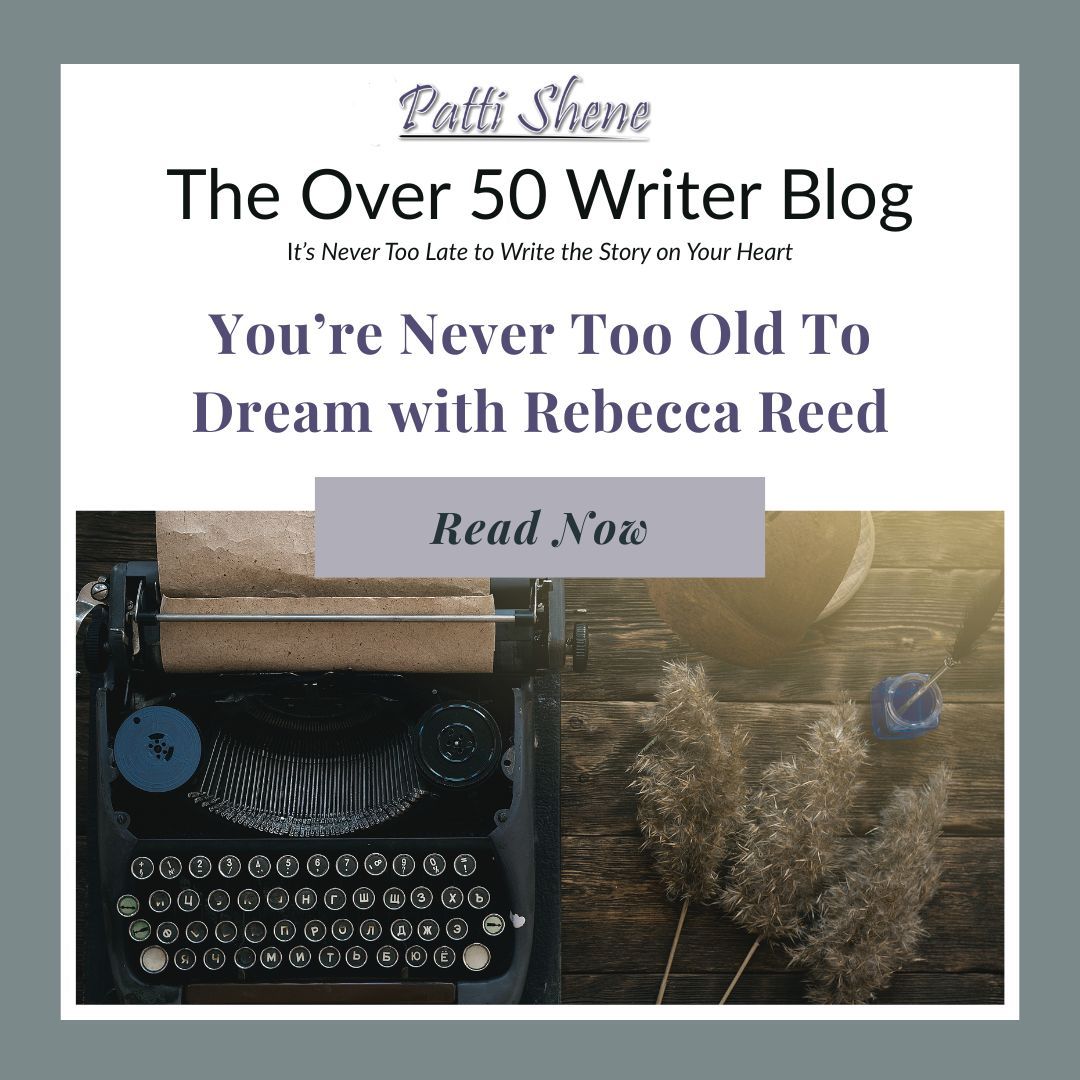 “You’re never too old to dream.”
Author Rebecca Reed shares how a later-in-life yes led to a published book and renewed purpose.
✨ Read her encouraging story on The Over 50 Writer:
pattishene.com/theover50write…