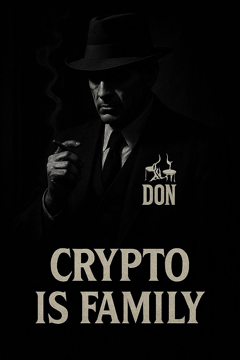 donfamilycoin's tweet photo. The night is quiet.
But the Don never sleeps.
He watches. He waits. He plans.
Because Family deserves more than dreams.
It deserves a future.

🖤 Good night from the Family.

🔗 https://t.co/xiGeYAZlzb
📲 https://t.co/fjaPi8gLkx

#CryptoIsFamily #DonNeverSleeps #MafiaCoin https://t.co/6AMSbWevbV