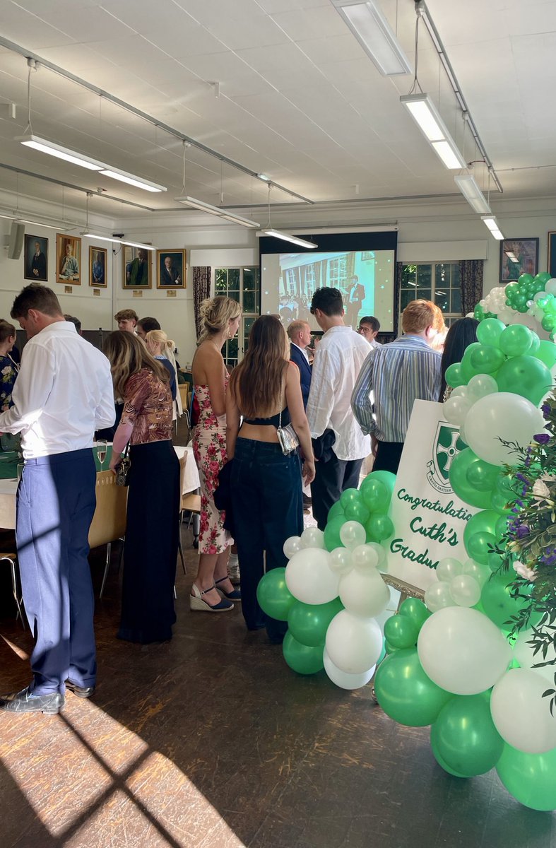 CuthsSociety's tweet image. Congratulations to the Class of 2025 at St Cuthbert’s Society, @durham_uni! 🎓🎉
Please remember: Once Cuth’s, Forever Cuth’s 💚 @CuthsAlumni