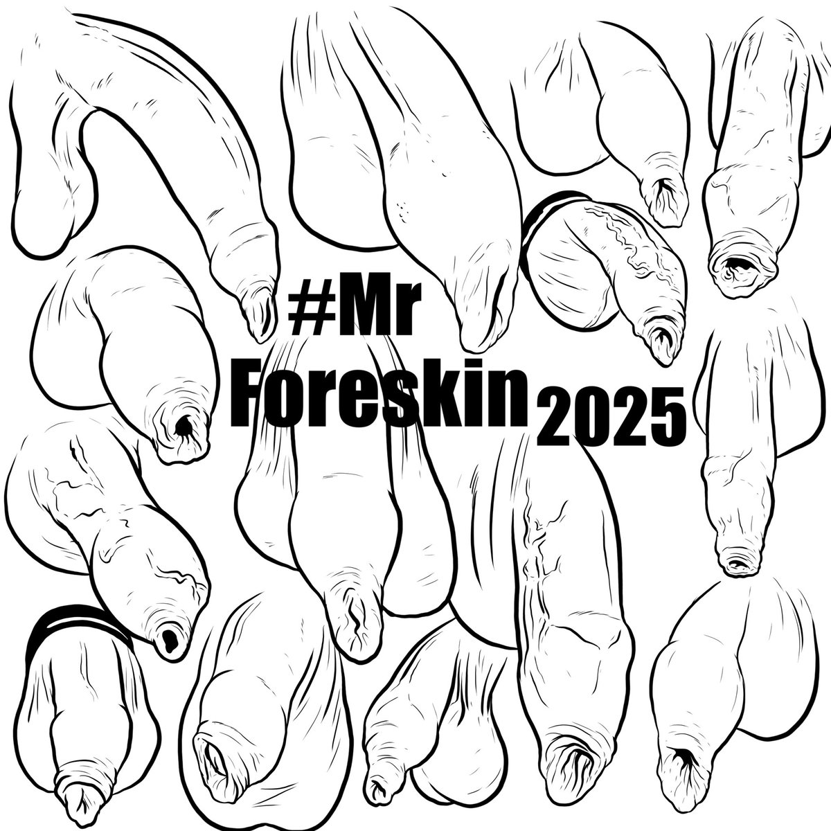 Uncut men, it's time! 👑 The #MrForeskin2025 contest is now OPEN! 🚀 This year, we have a NEW RULE: only close-ups of completely soft penises 🍆 are allowed. Show off your best foreskin pic! Repost &amp; see the updated rules below! 👇 #foreskin #uncut #teamuncut #foreskinlovers